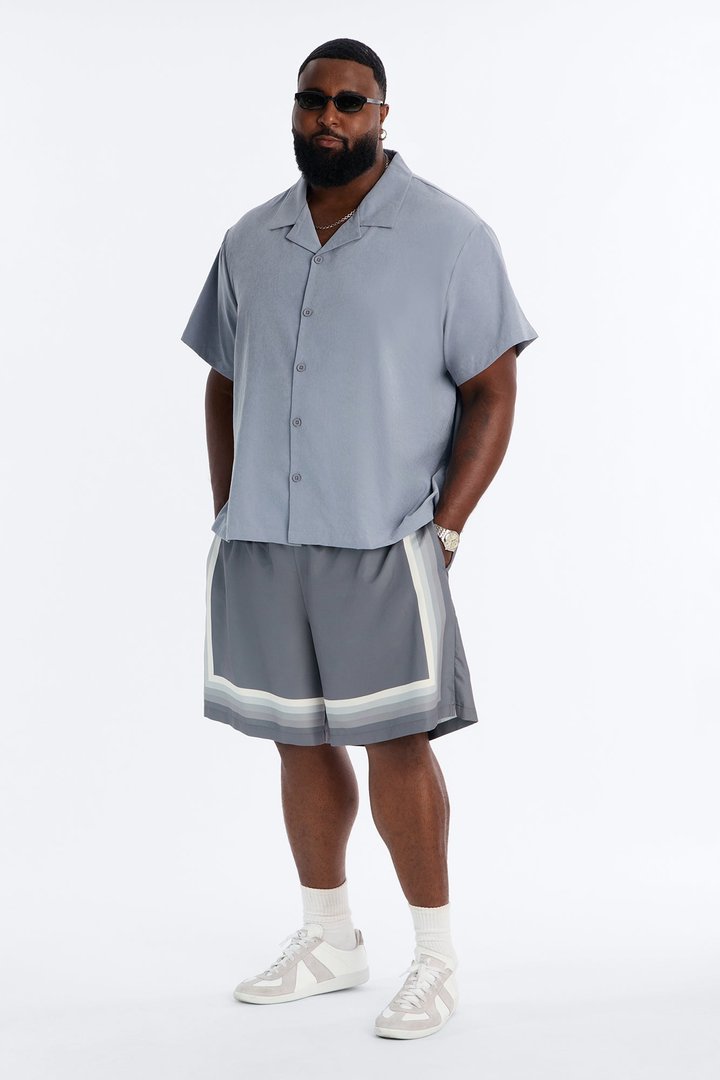 Level Up Relaxed Short - Grey/combo