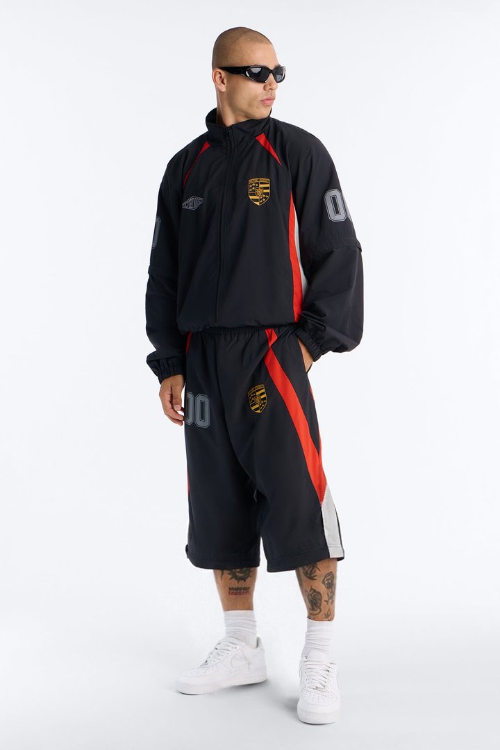 Baggy Victory Mindset Convertible Track Pant - Black/combo