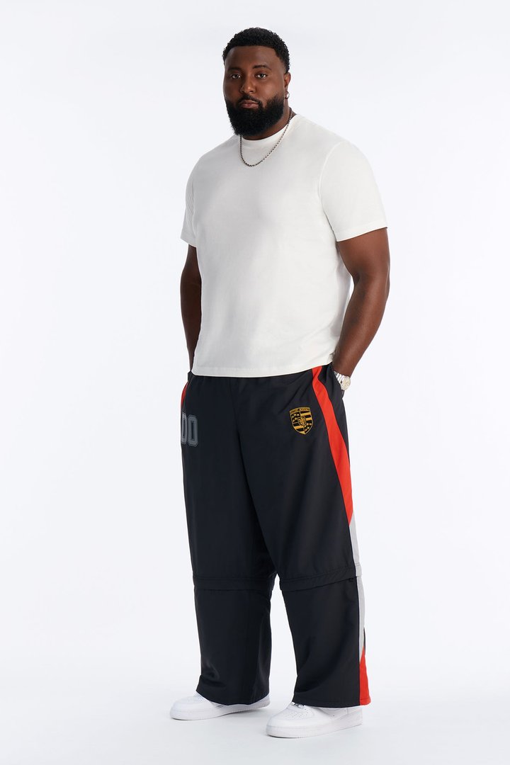 Baggy Victory Mindset Convertible Track Pant - Black/combo