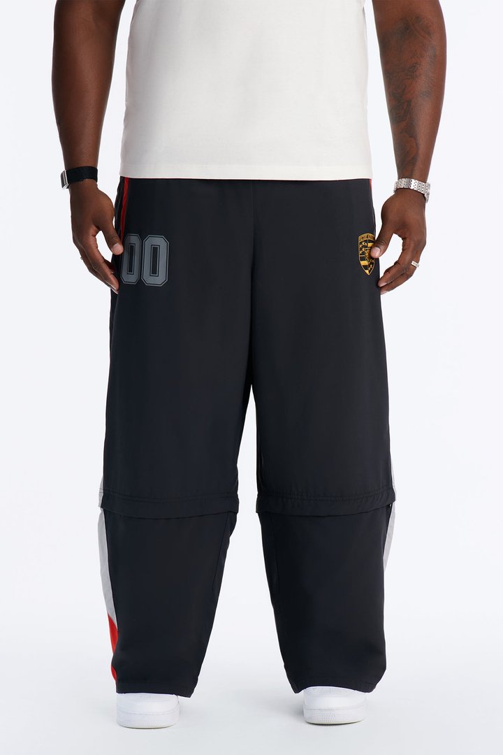 Baggy Victory Mindset Convertible Track Pant - Black/combo