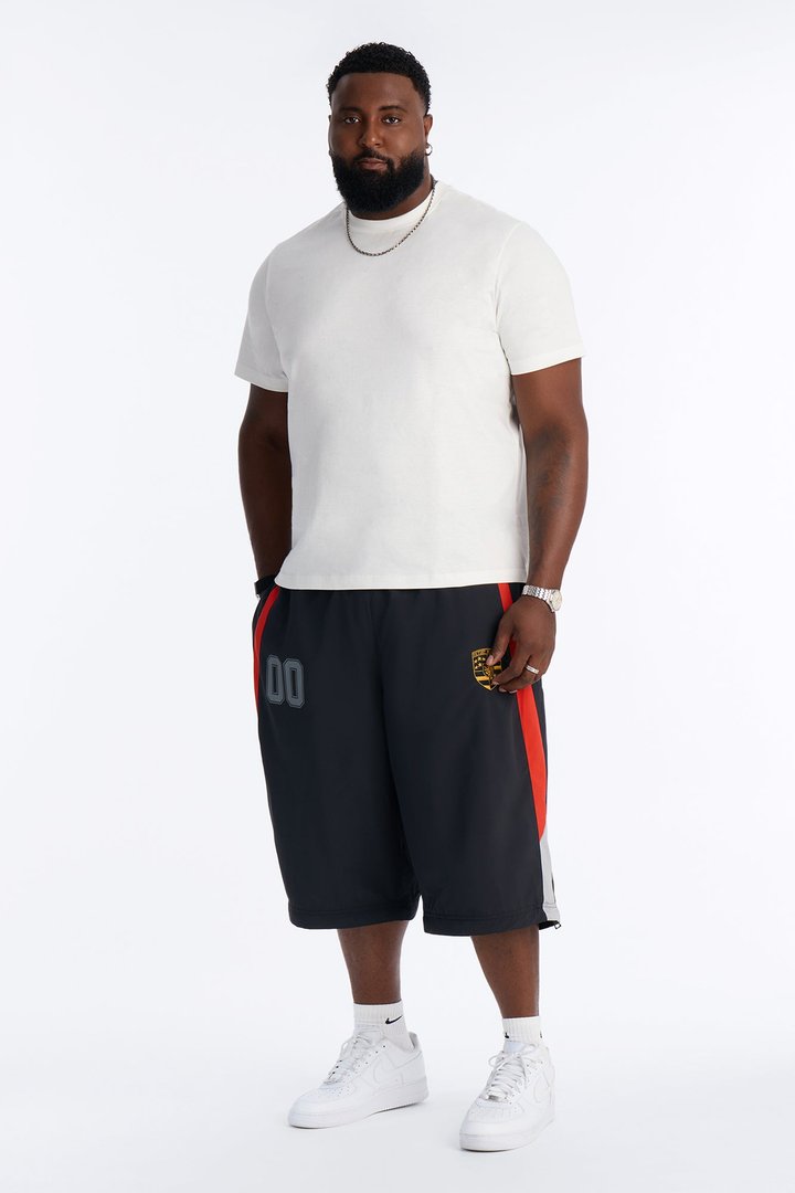 Baggy Victory Mindset Convertible Track Pant - Black/combo