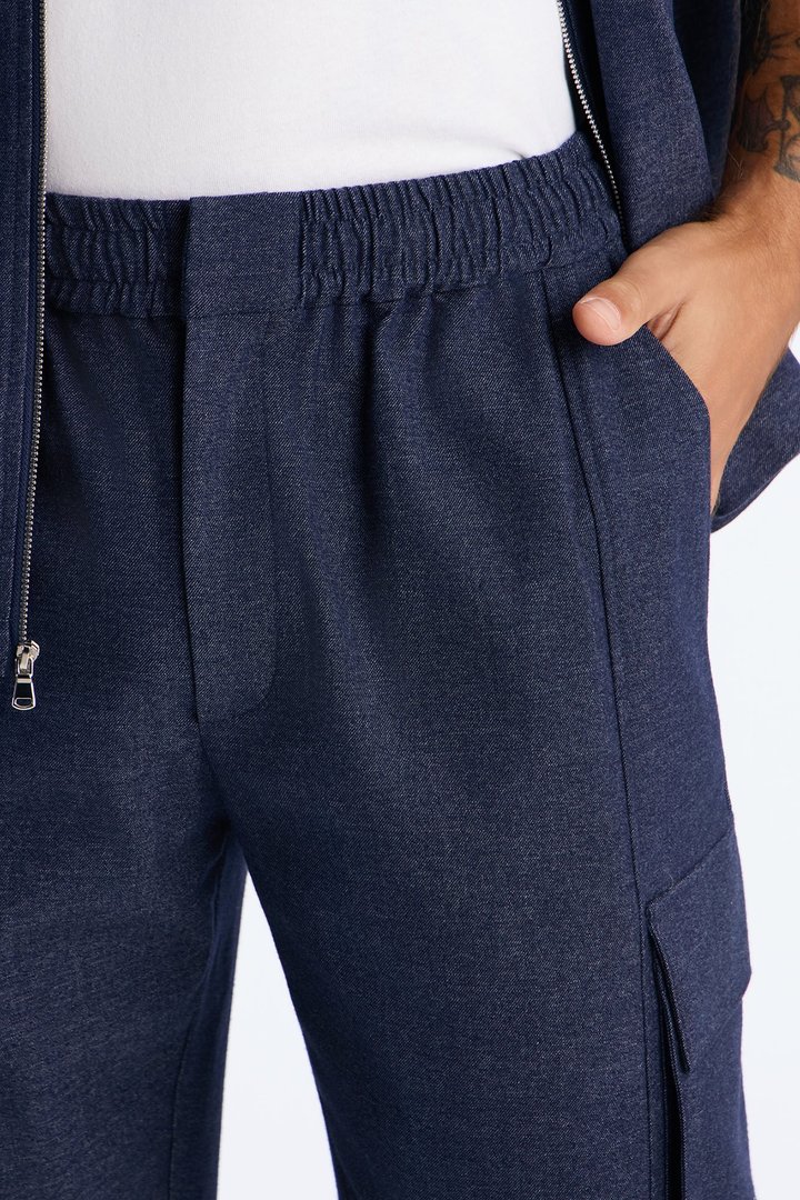 Moderne Cargo Straight Trouser - Navy