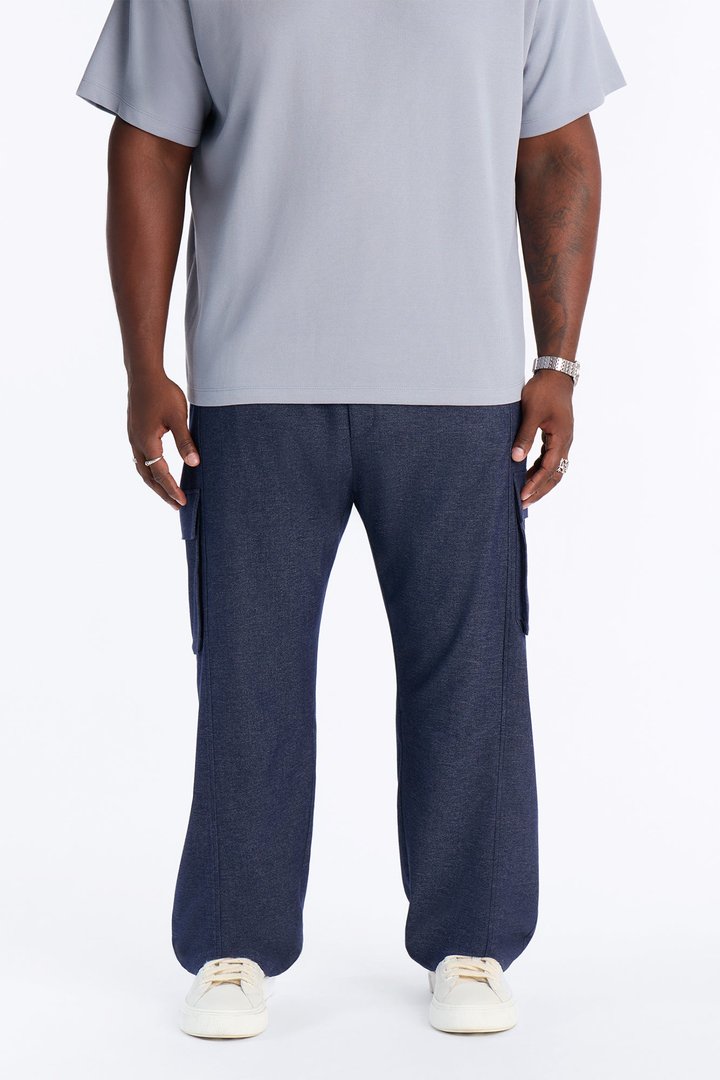 Moderne Cargo Straight Trouser - Navy