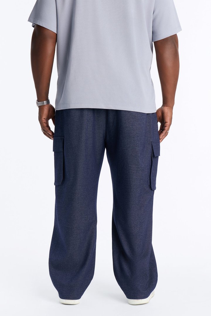 Moderne Cargo Straight Trouser - Navy