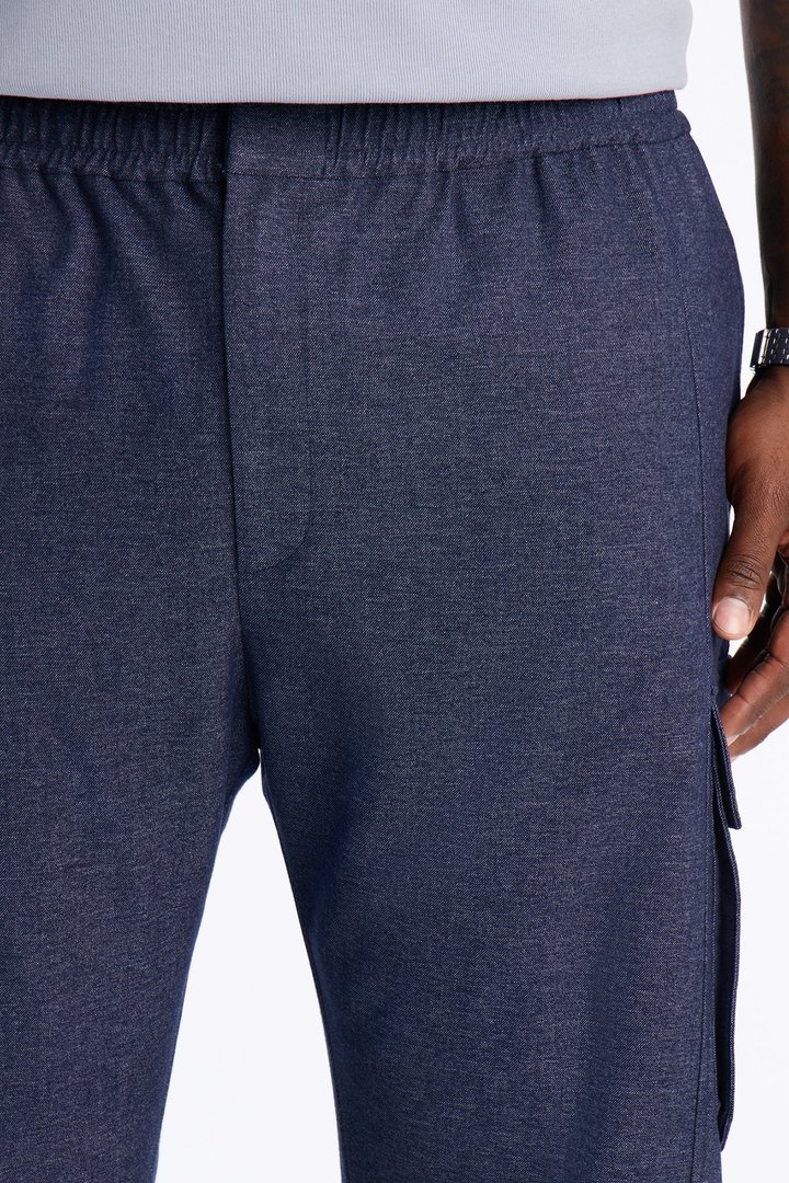 Moderne Cargo Straight Trouser - Navy