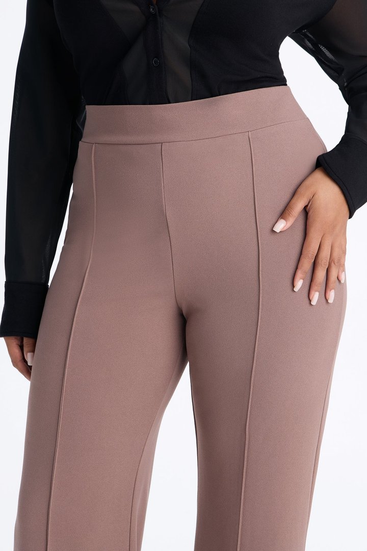 Tall Victoria High Waisted Dress Pants - Caffe