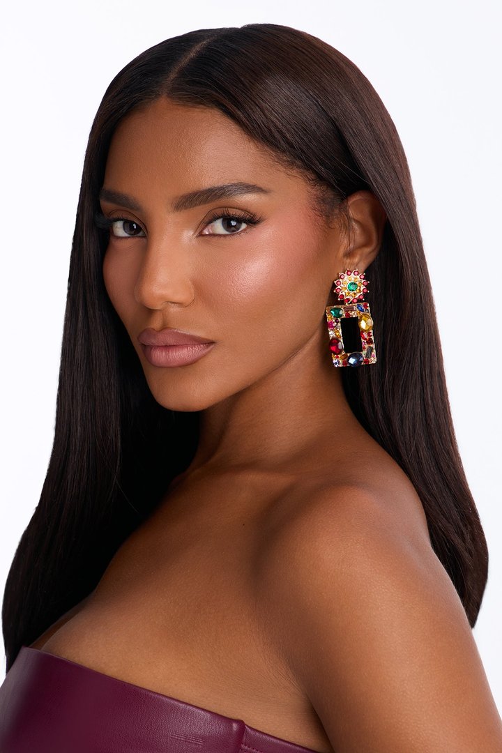 Sunshine Aura Drop Earrings - Multi Color