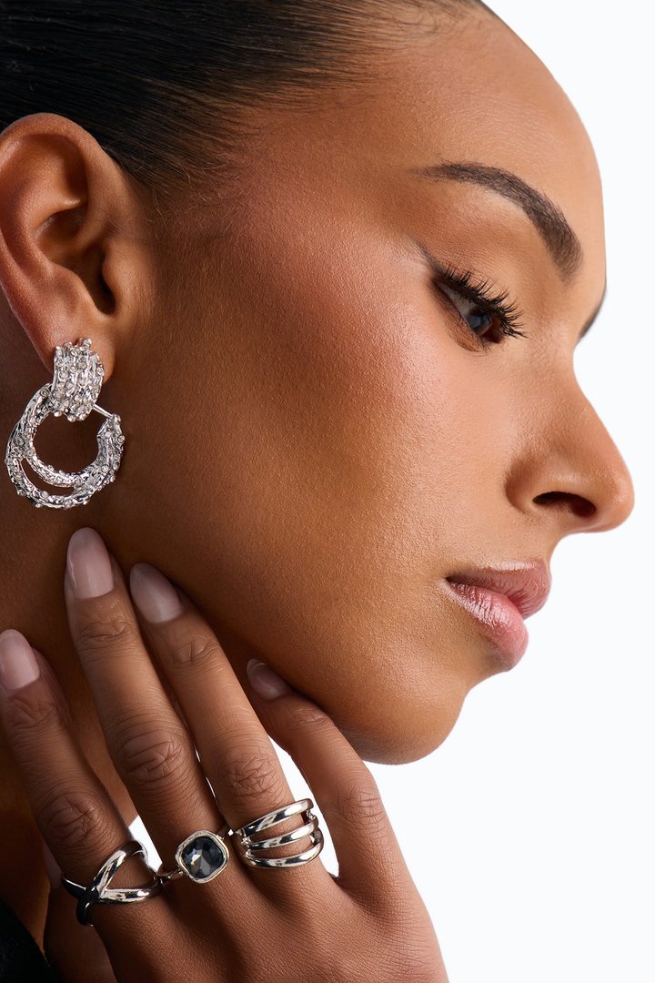 Live Your Best Life Earrings - Silver