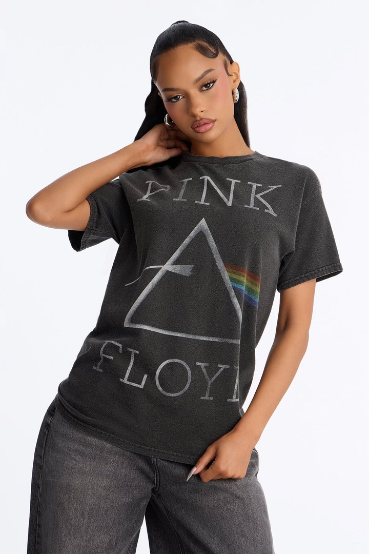 Pink Floyd Prism Icon Oversized Tee - Black
