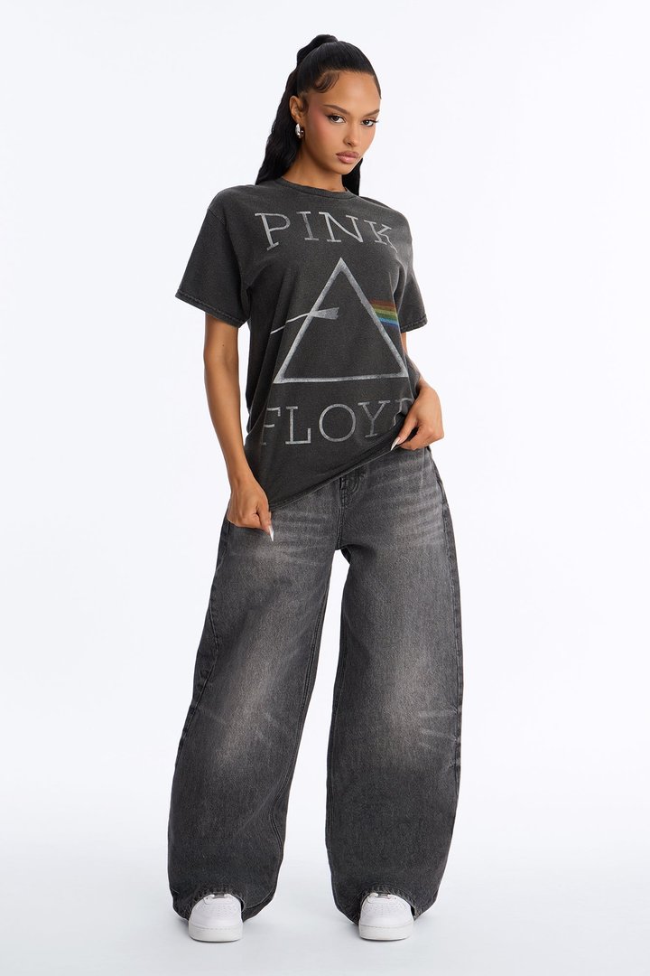 Pink Floyd Prism Icon Oversized Tee - Black