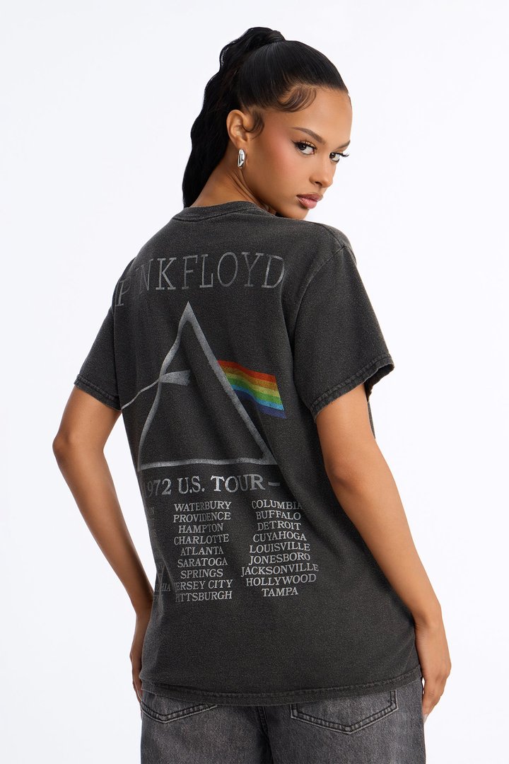 Pink Floyd Prism Icon Oversized Tee - Black