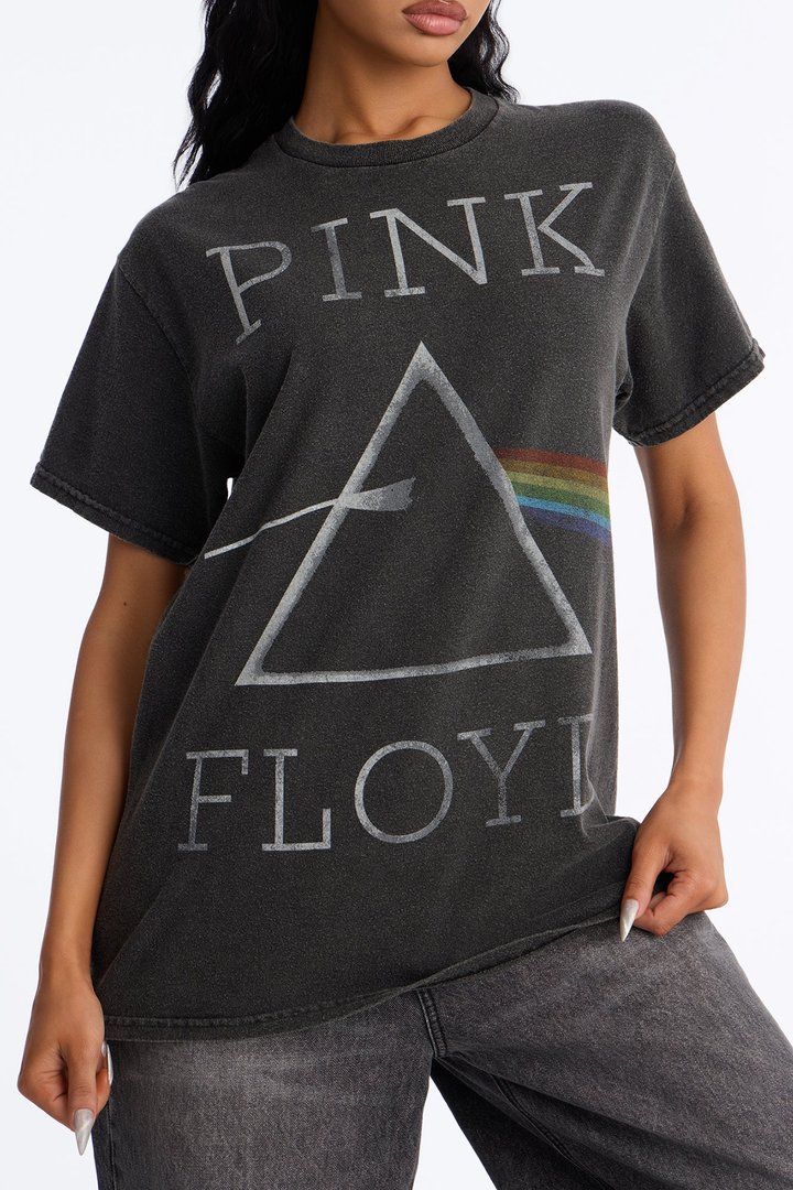 Pink Floyd Prism Icon Oversized Tee - Black