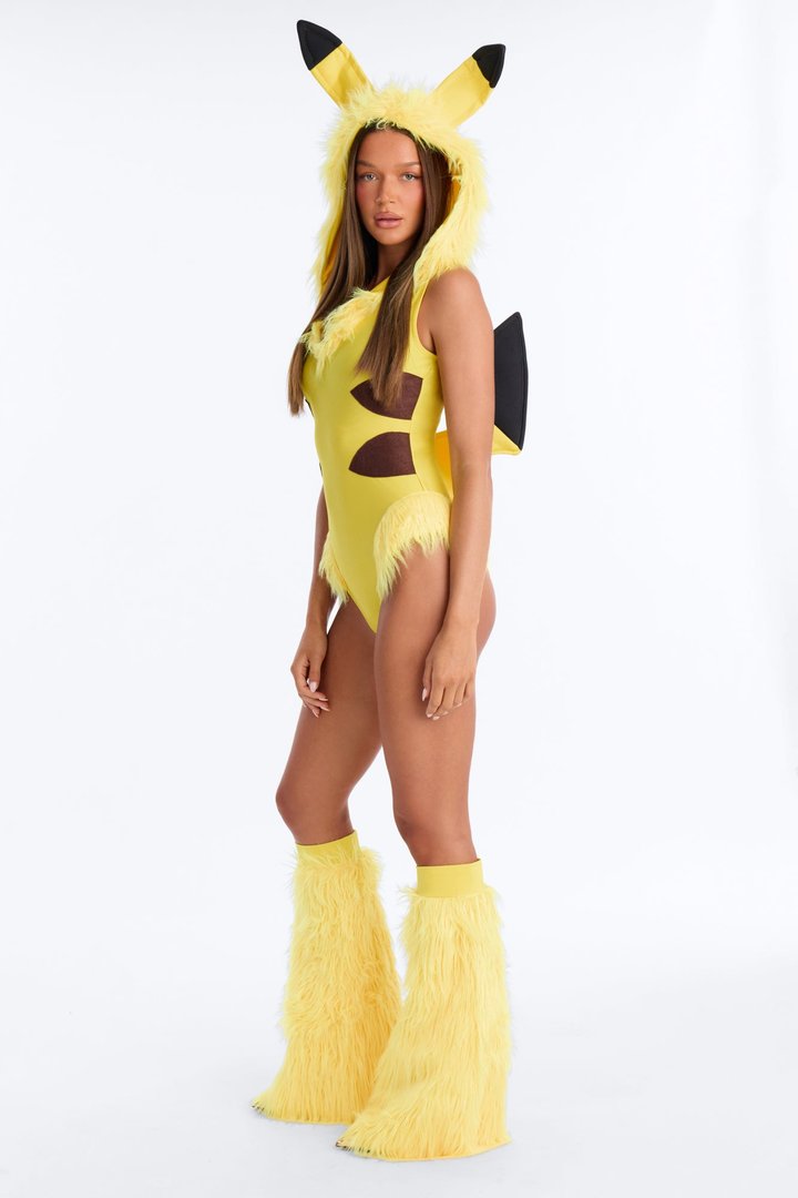 Lightning Cutie 2 Piece Costume Set - Yellow/combo