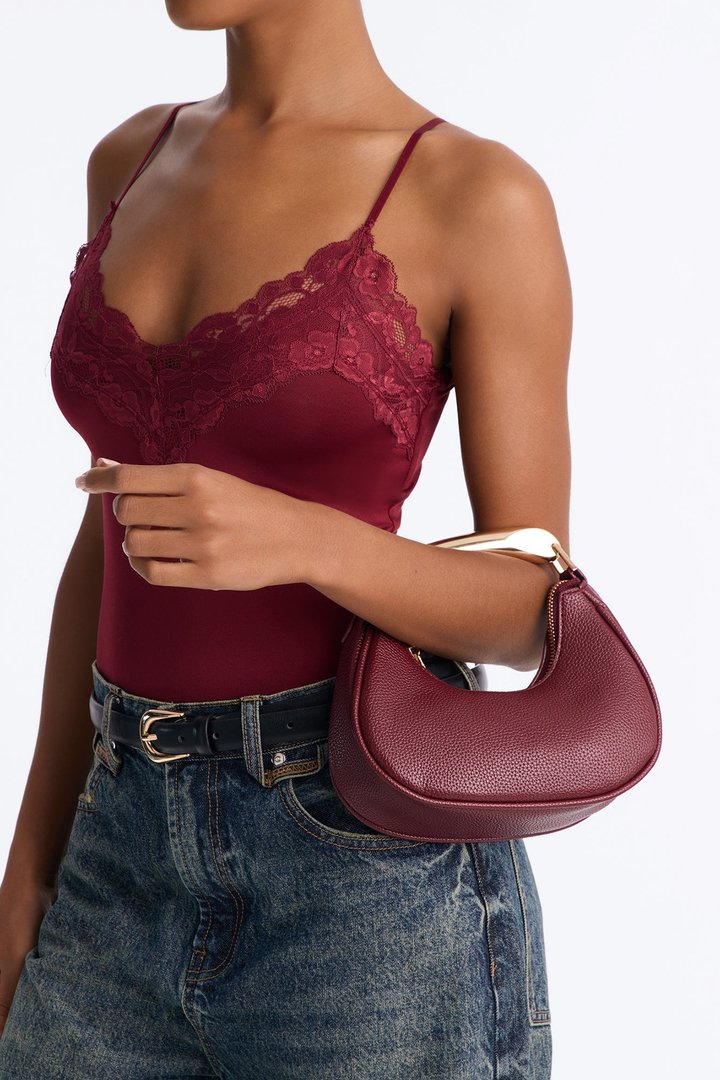 Lillian Lux Crossbody Bag - Burgundy