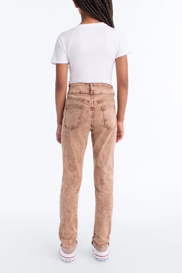 Mini Classic High Waist Skinny Jeans II - Brown