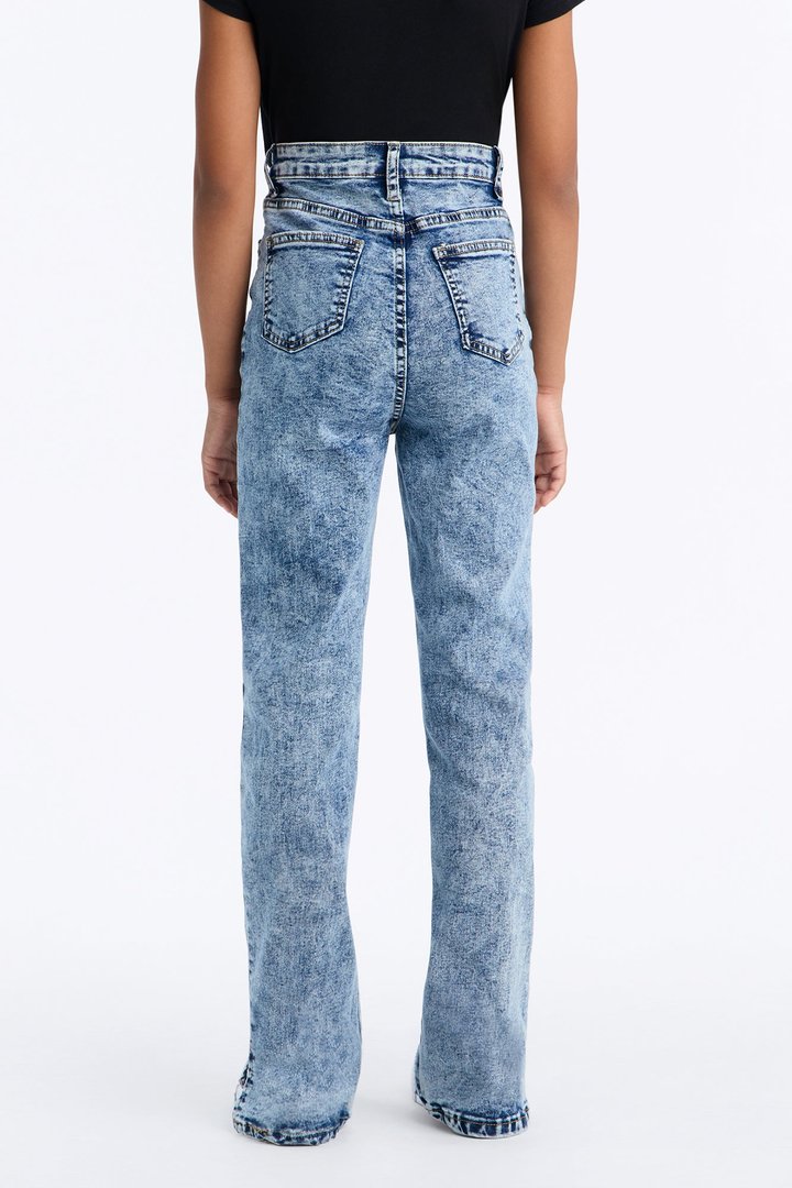 Mini Deep In My Soul Flare Jeans IV - Acid Wash
