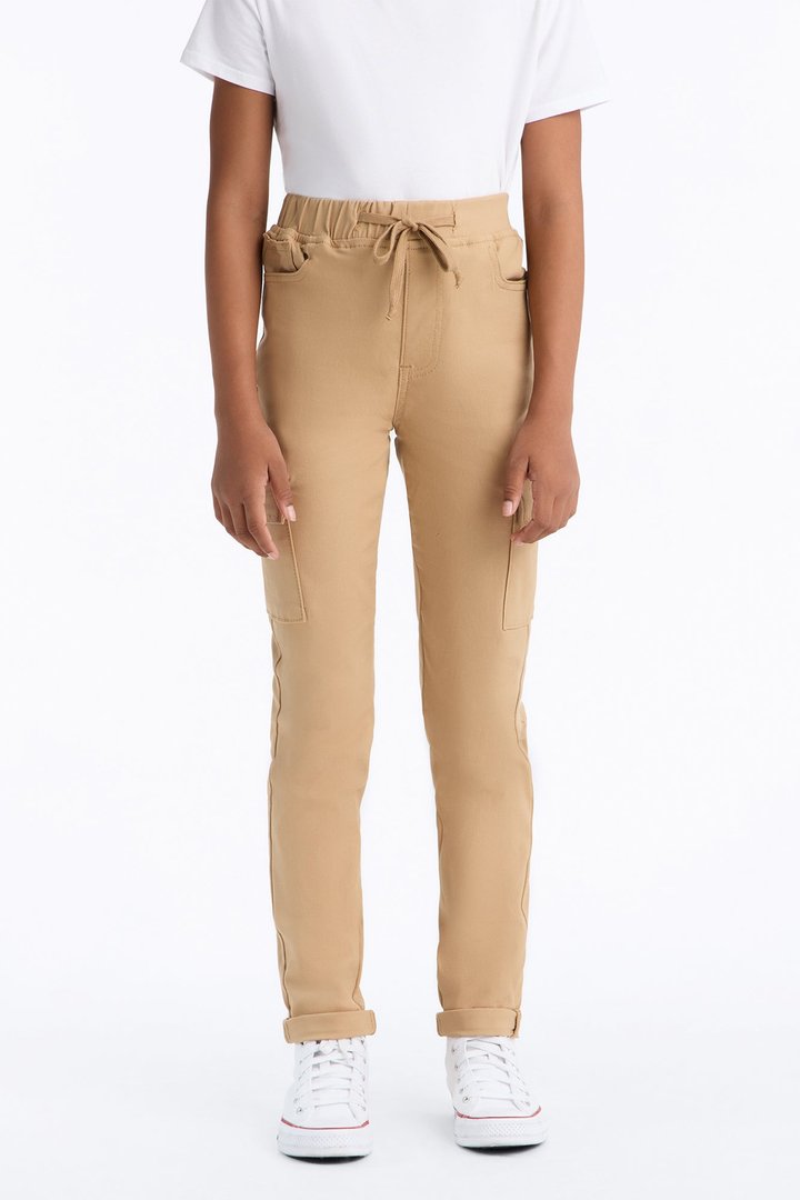 Mini Picture It Cargo Jogger Pants - Tan