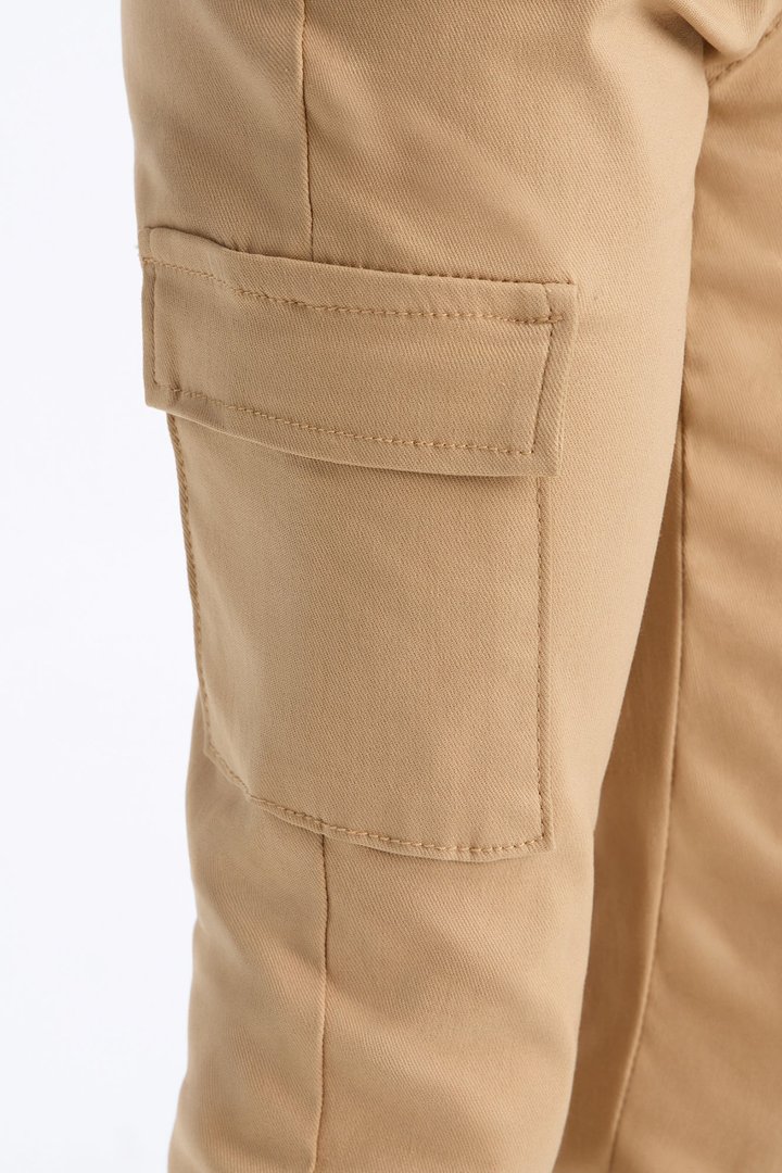 Mini Picture It Cargo Jogger Pants - Tan