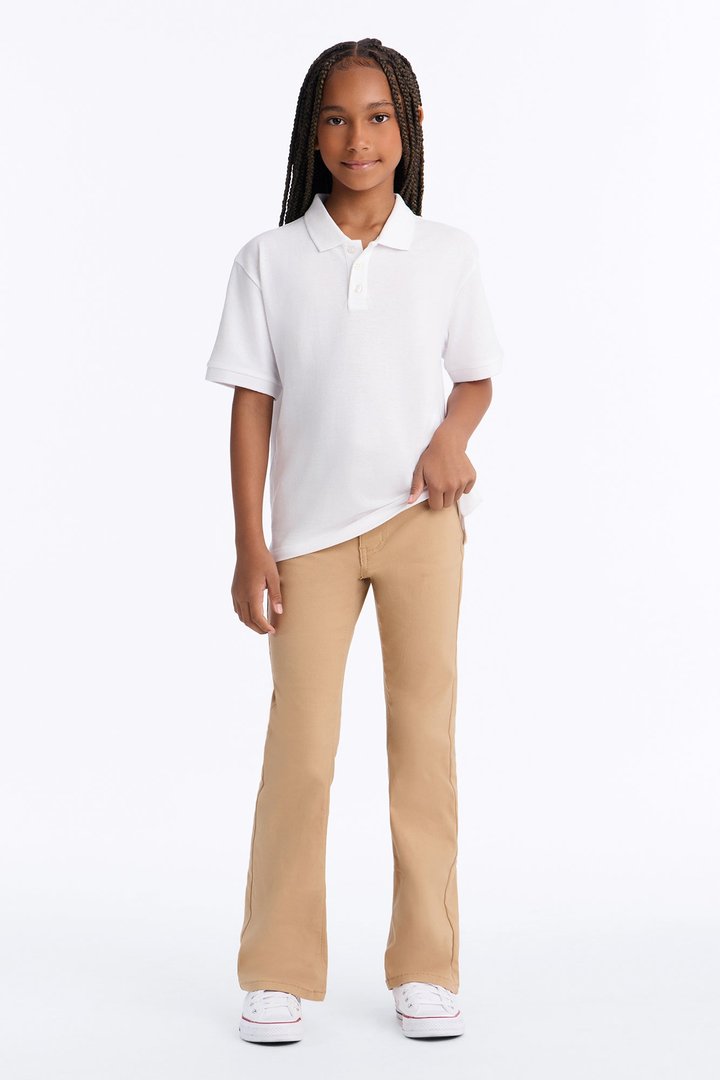 Mini Looking Forward To It Flare Leg Pants - Tan