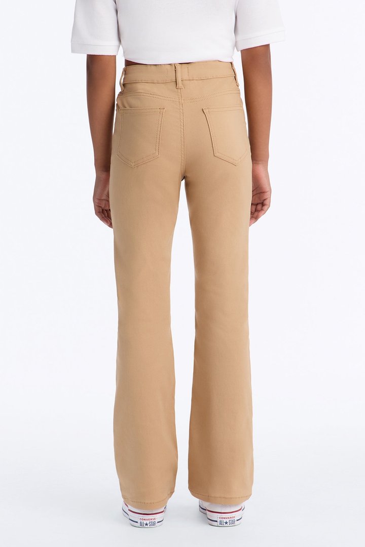 Mini Looking Forward To It Flare Leg Pants - Tan
