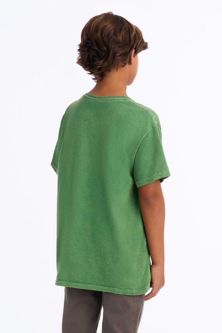 Mini Peanuts Cool Vibes Graphic Short Sleeve Tee - Hunter Green