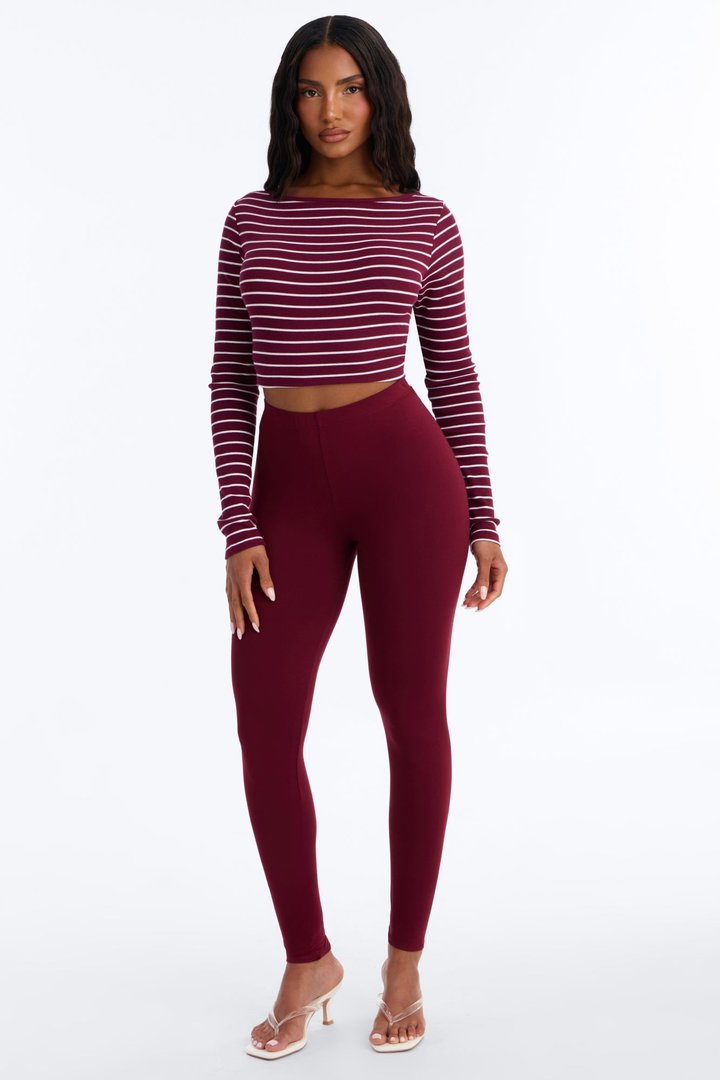 Almost Every Day Leggings - Wine
