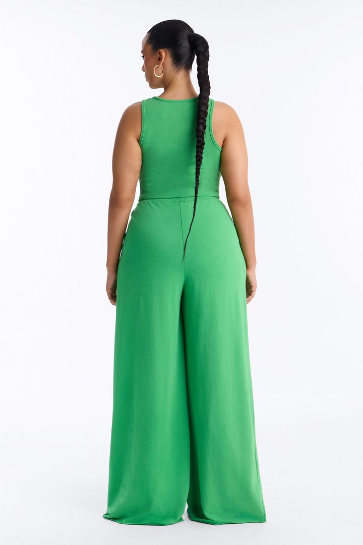 So Chill French Terry Pant Set - Kelly Green