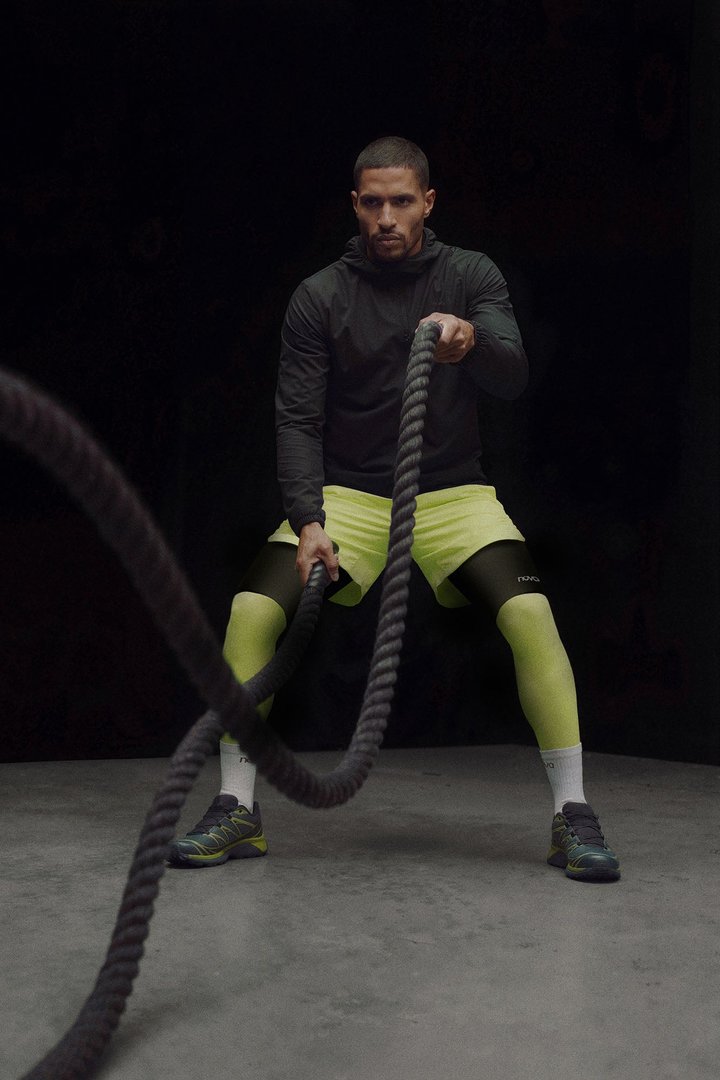 ProRipStop 7″ Built In Compression Shorts - Neon Yellow