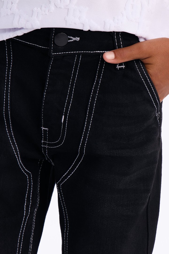 Mini Keep Dancing Skinny Jeans - Black
