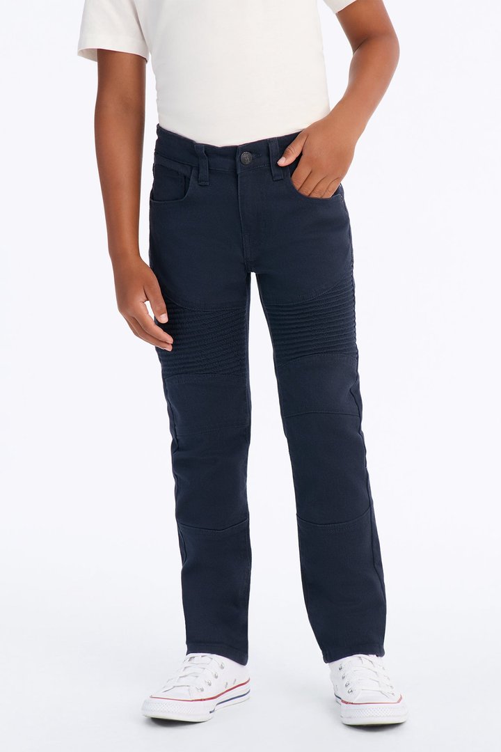 Mini Taking A Chance Ripped Skinny Jeans - Navy