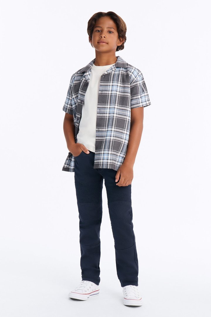 Mini Taking A Chance Ripped Skinny Jeans - Navy