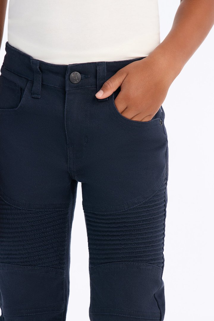 Mini Taking A Chance Ripped Skinny Jeans - Navy
