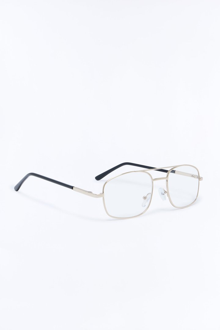 Sunny Pilot Reader Glasses - Silver