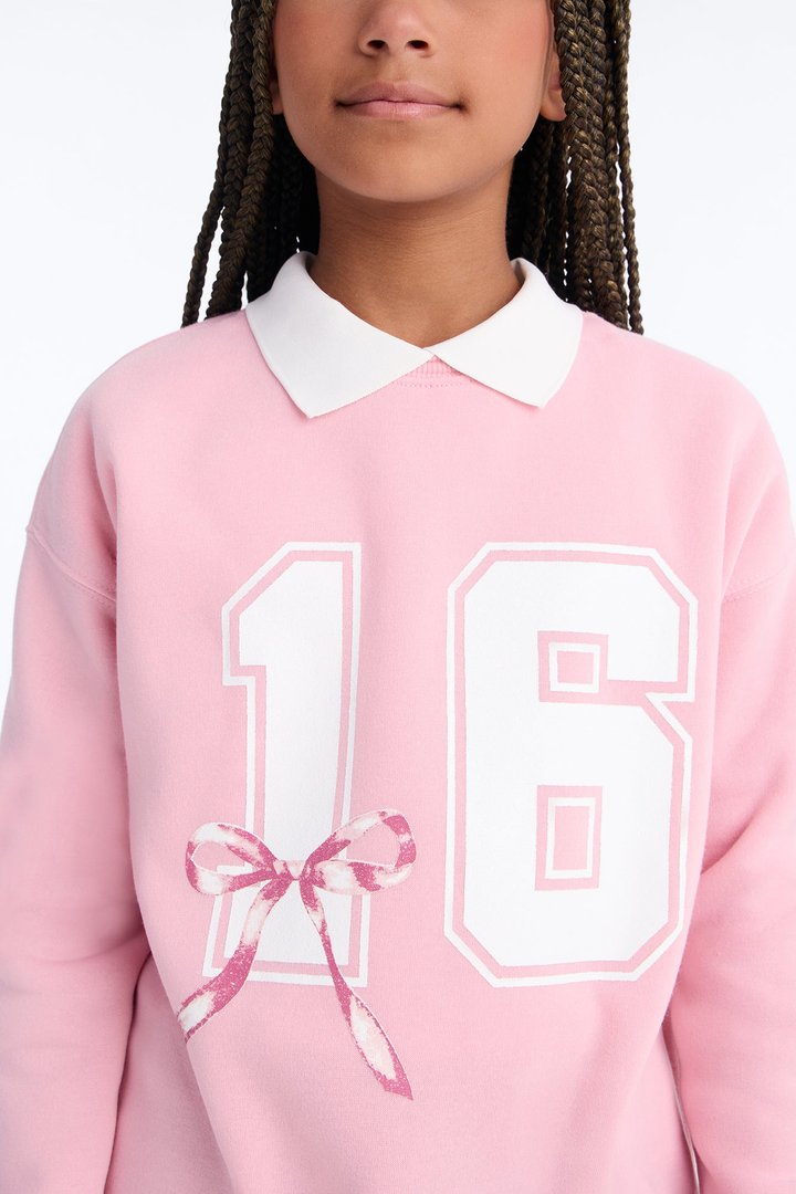 Mini Sweet 16 Sweatshirt - Blush