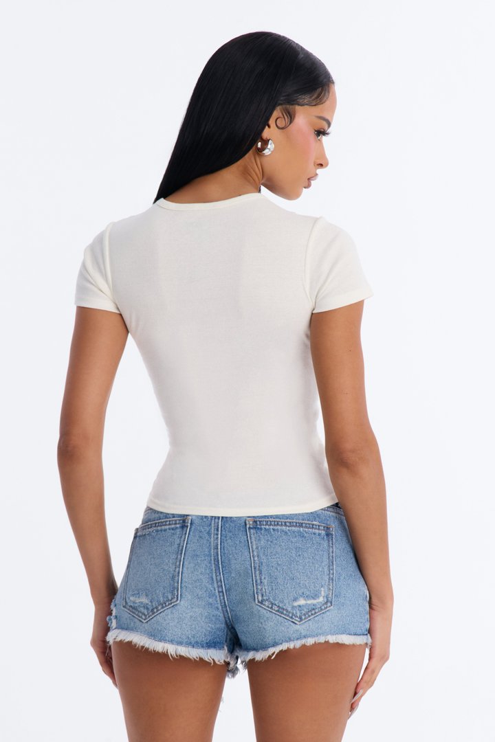 American Made Baby Tee - Off White
