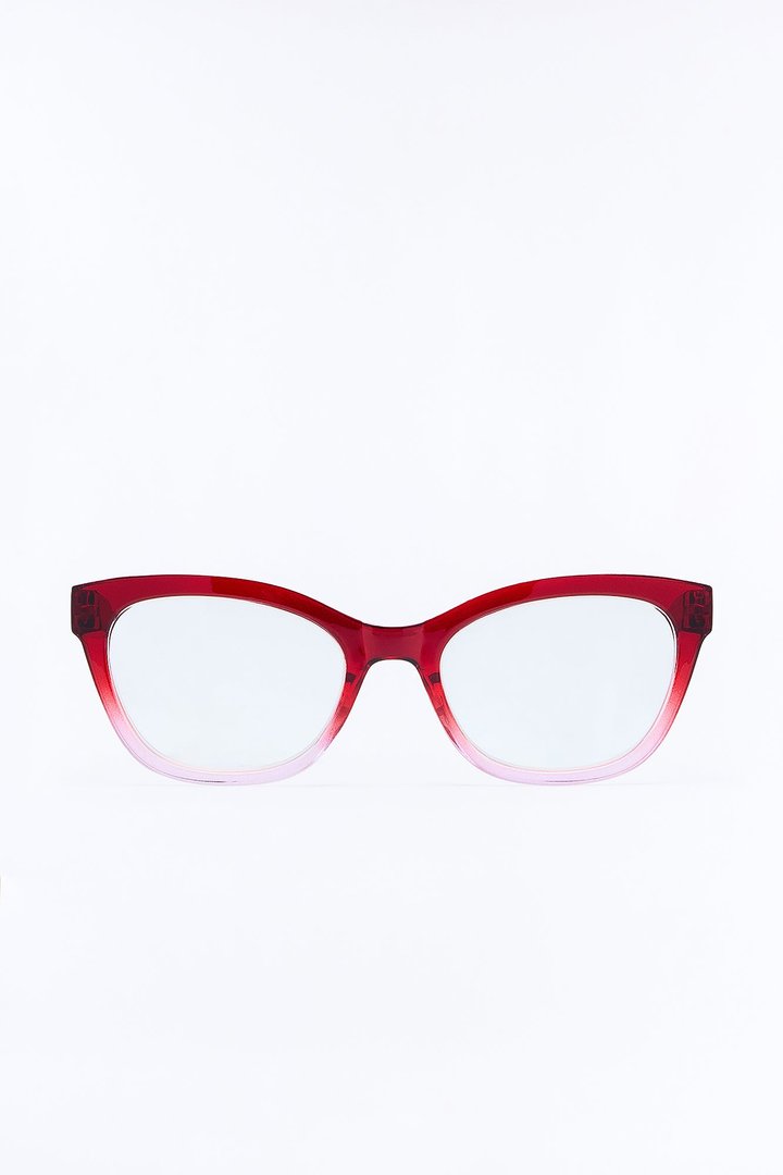 Ombre Aura Reader Glasses - Red/combo