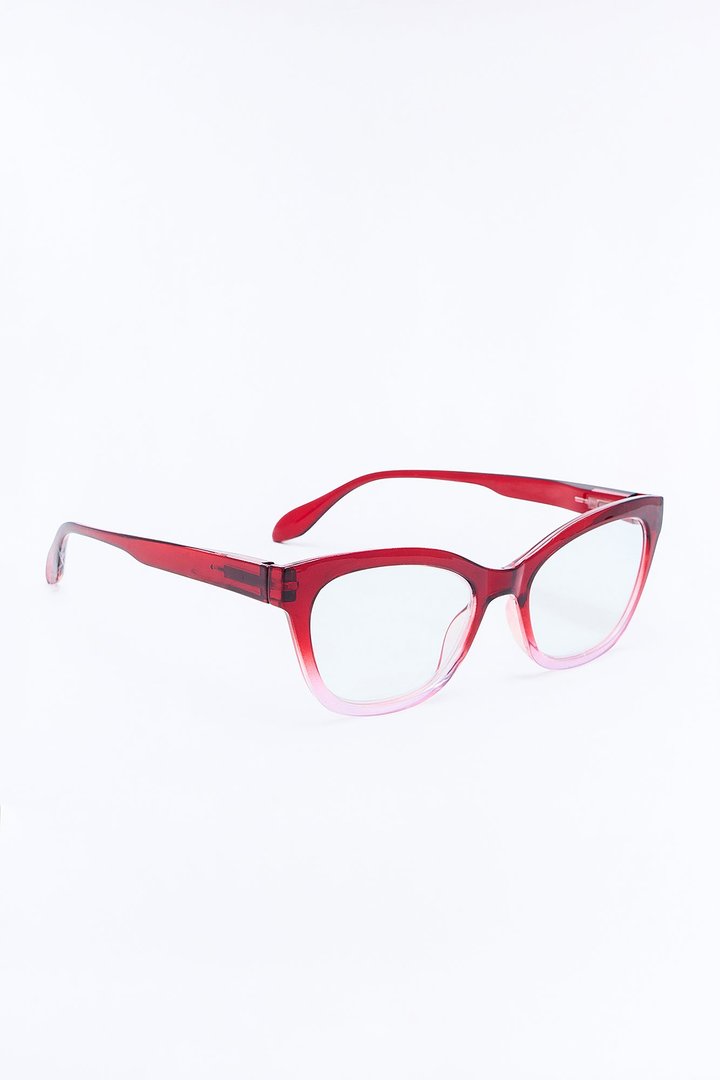 Ombre Aura Reader Glasses - Red/combo