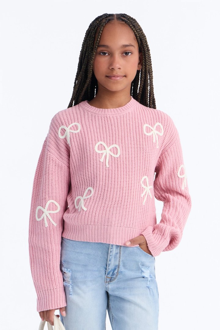 Mini Daydreams Pullover Sweater - Blush