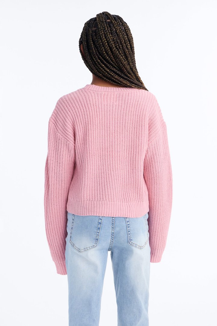 Mini Daydreams Pullover Sweater - Blush