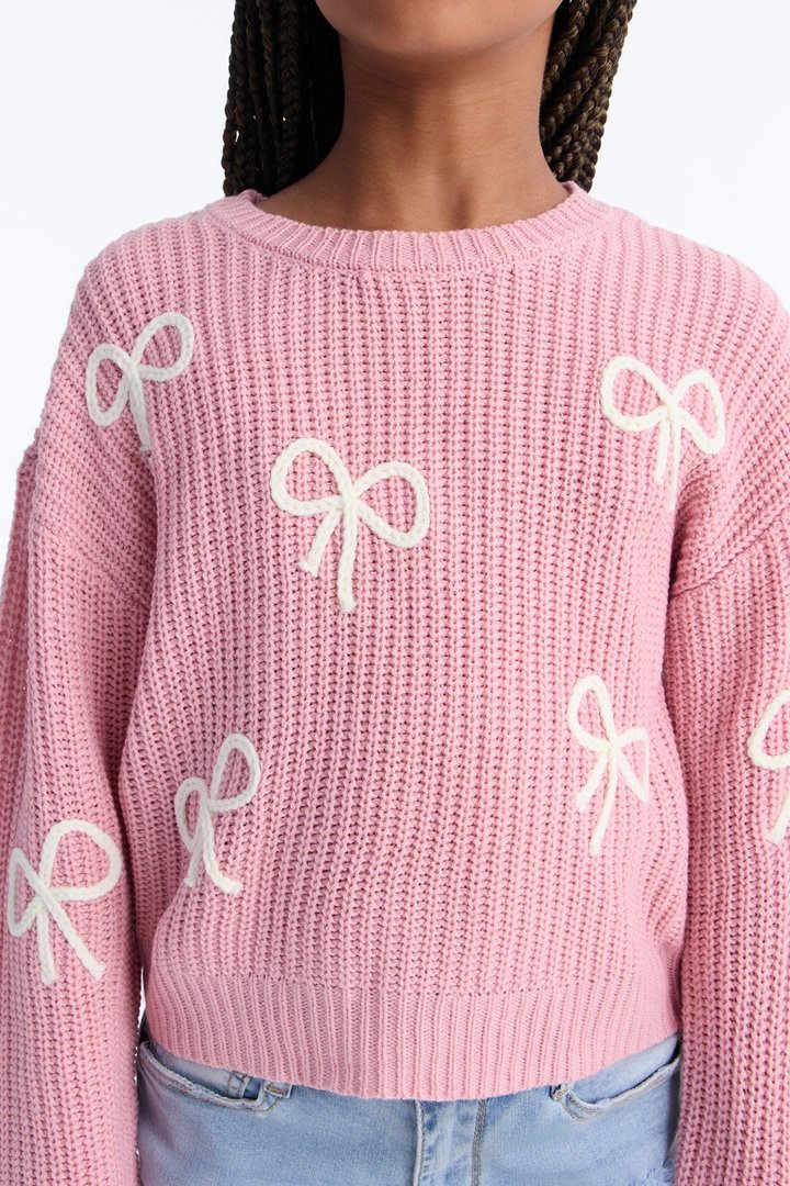 Mini Daydreams Pullover Sweater - Blush
