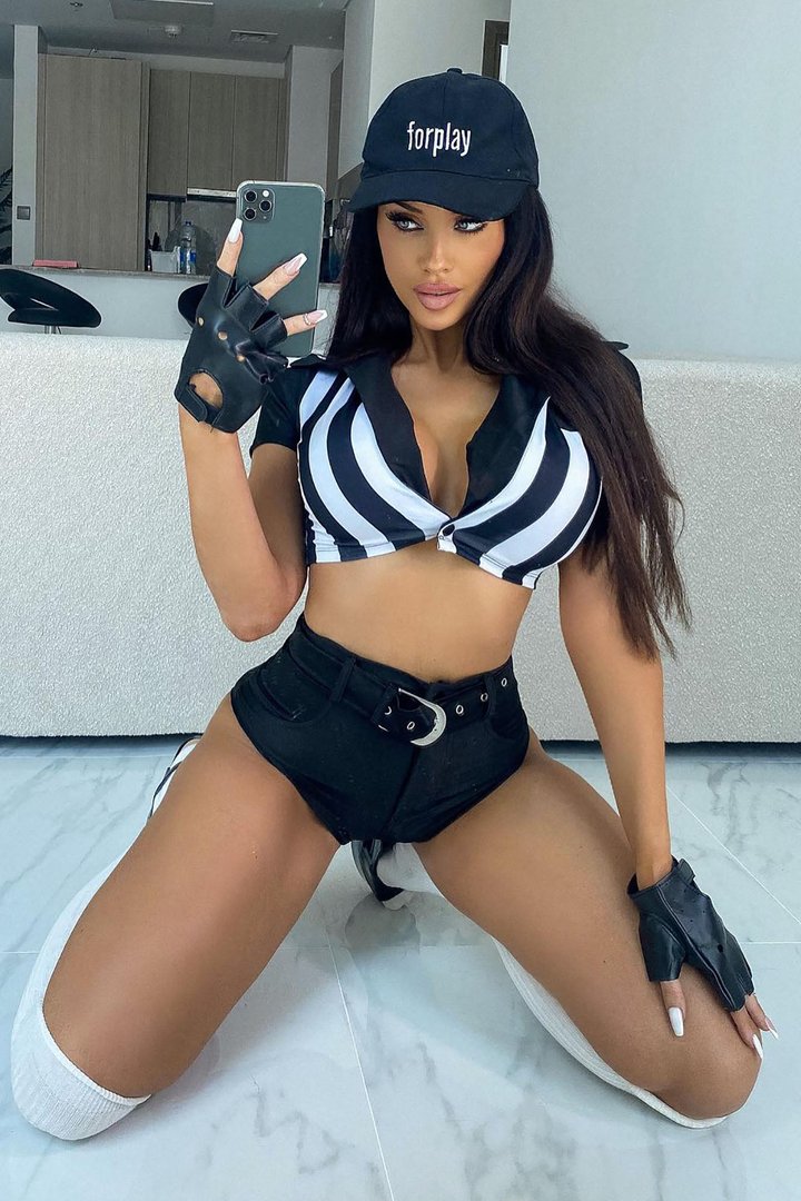 Referee Rules 5 Piece Costume Set - Black/White