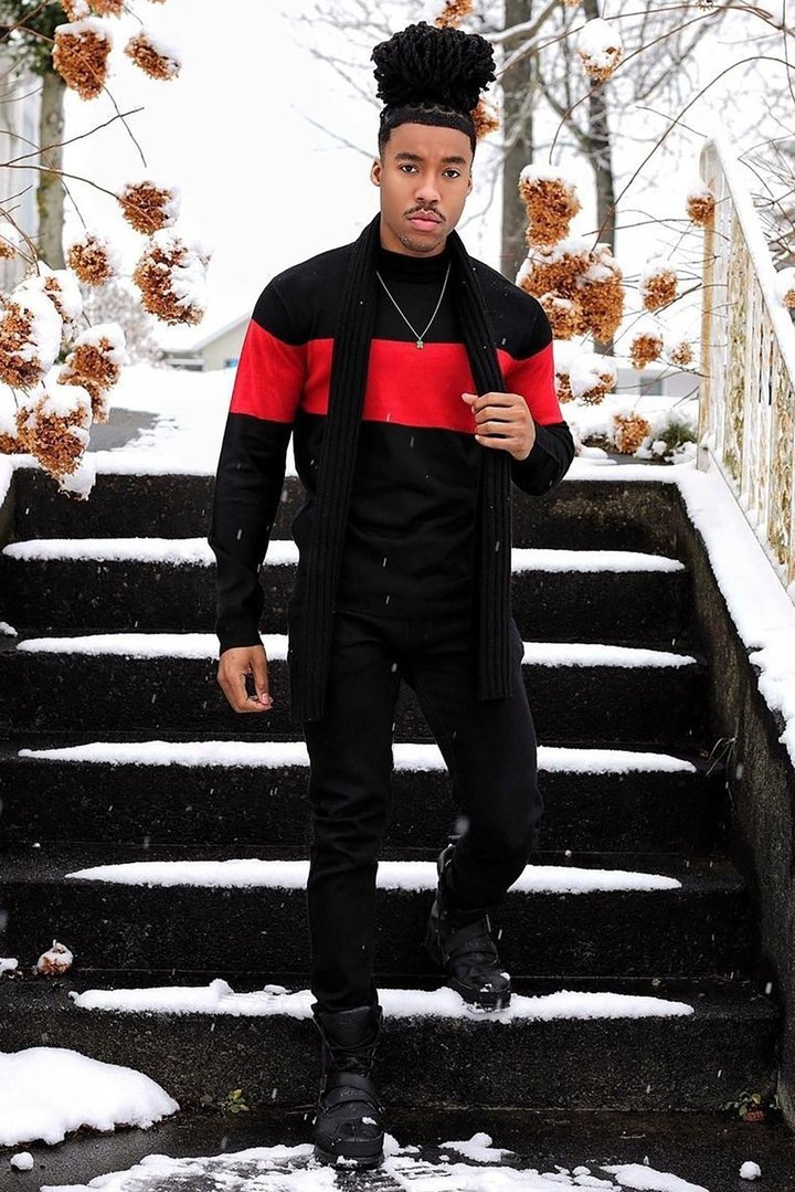 Rodrigo Sweater - Red/combo