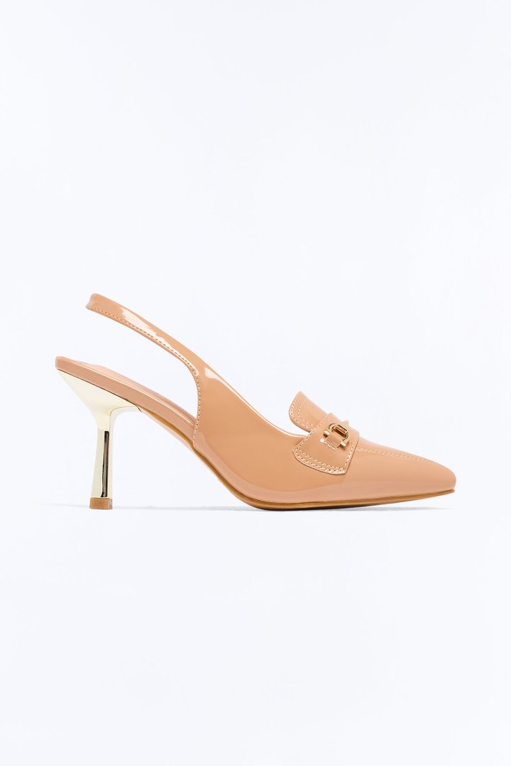 Cooper Hardware Slingback Pumps - Nude