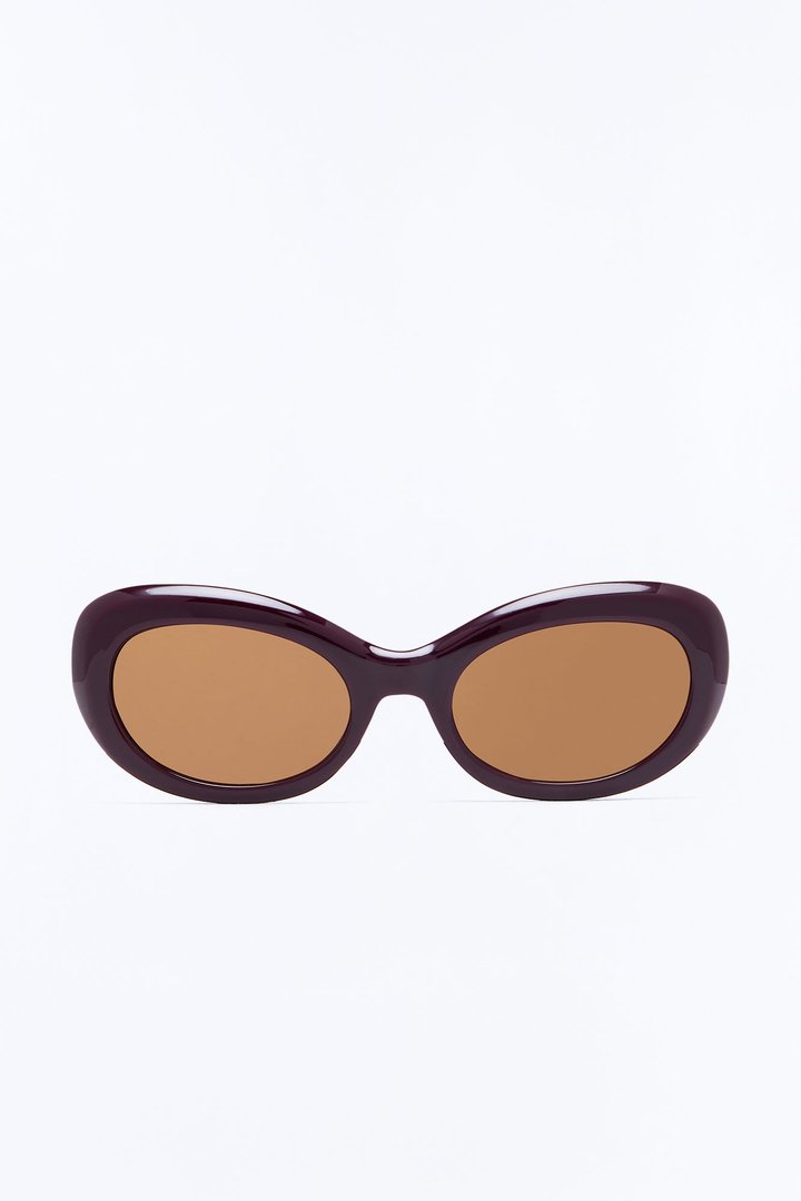 Hard To Avoid Sunglasses - Burgundy