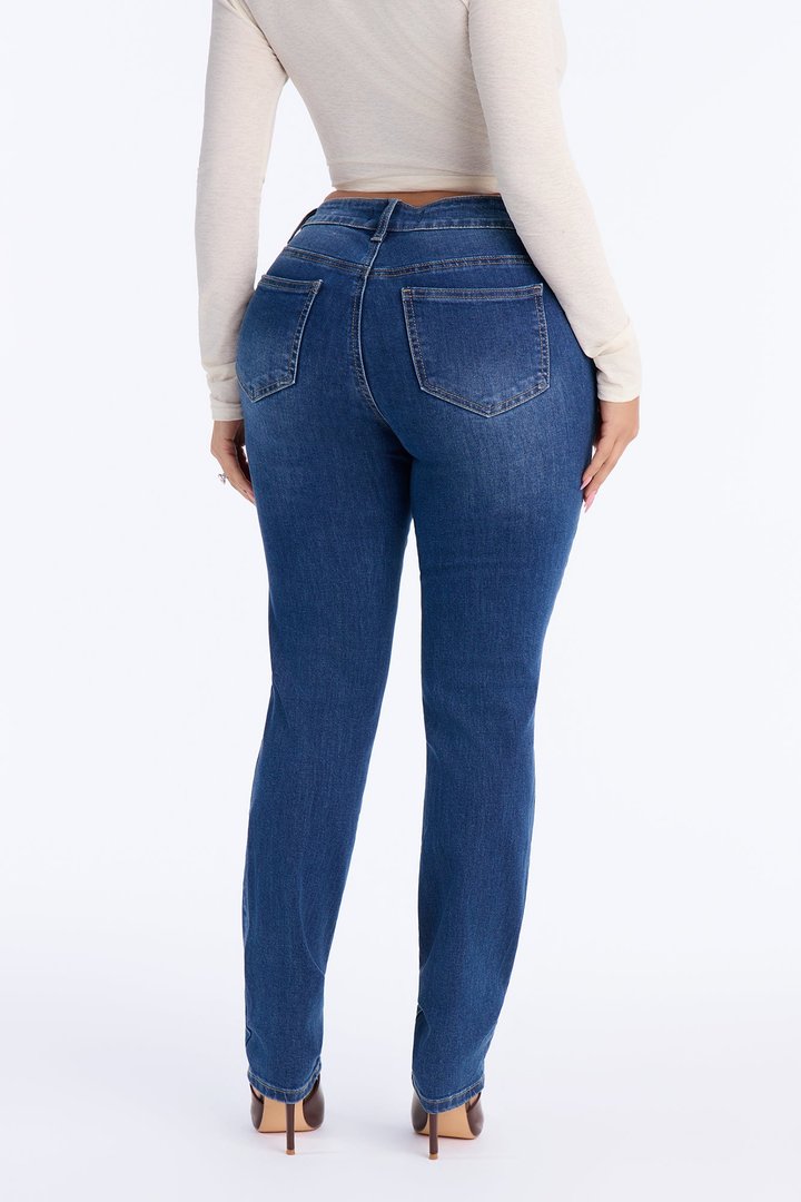 C'est La Vie Classic Stretch Skinny Jeans - Medium Wash