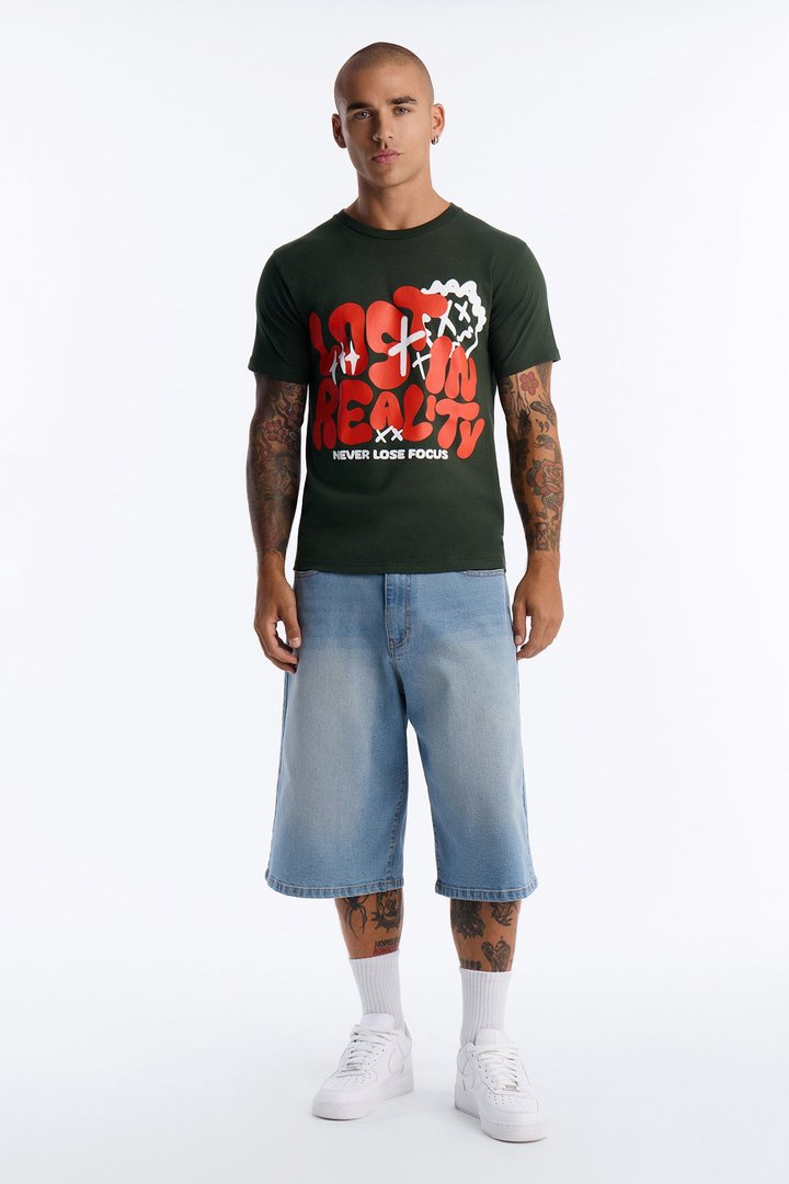 Never Lose Focus Short Sleeve Tee - Green