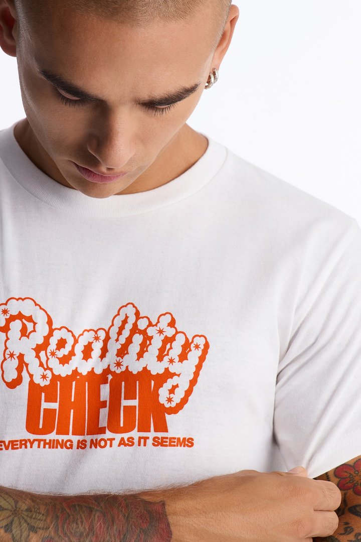 Reality Check Short Sleeve Tee - White