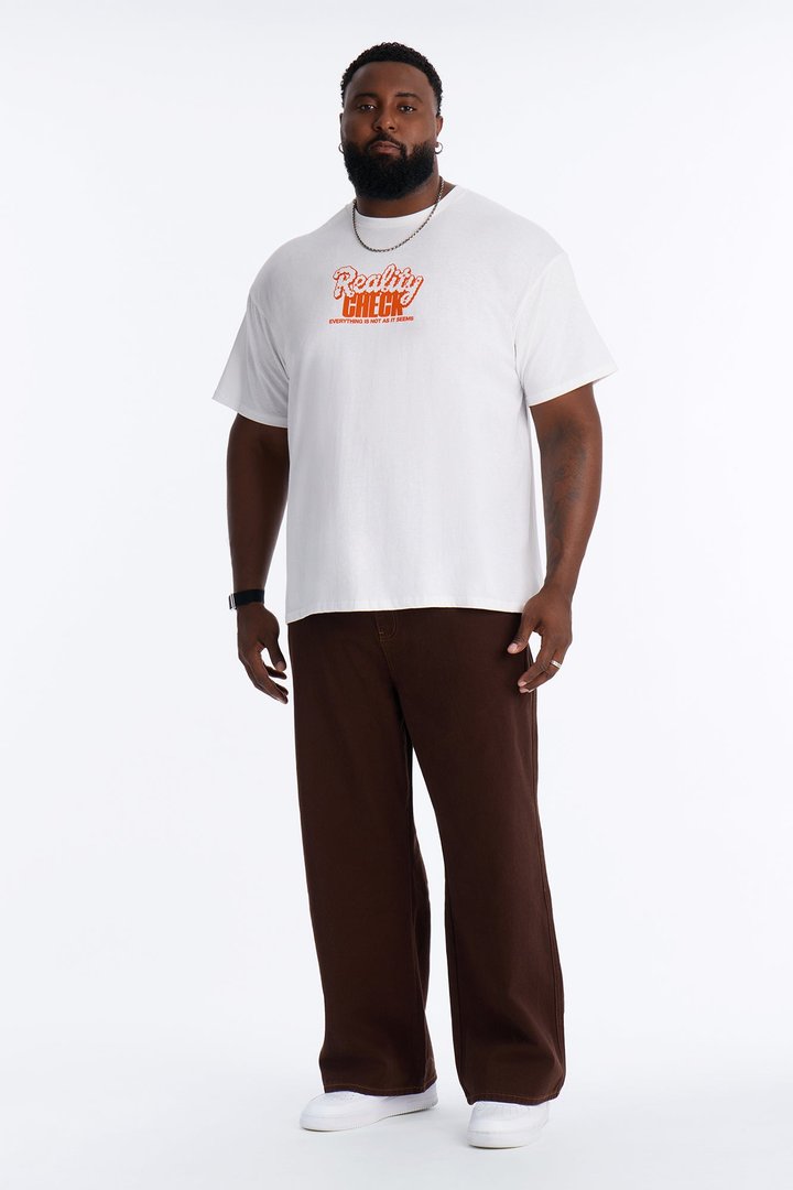 Reality Check Short Sleeve Tee - White