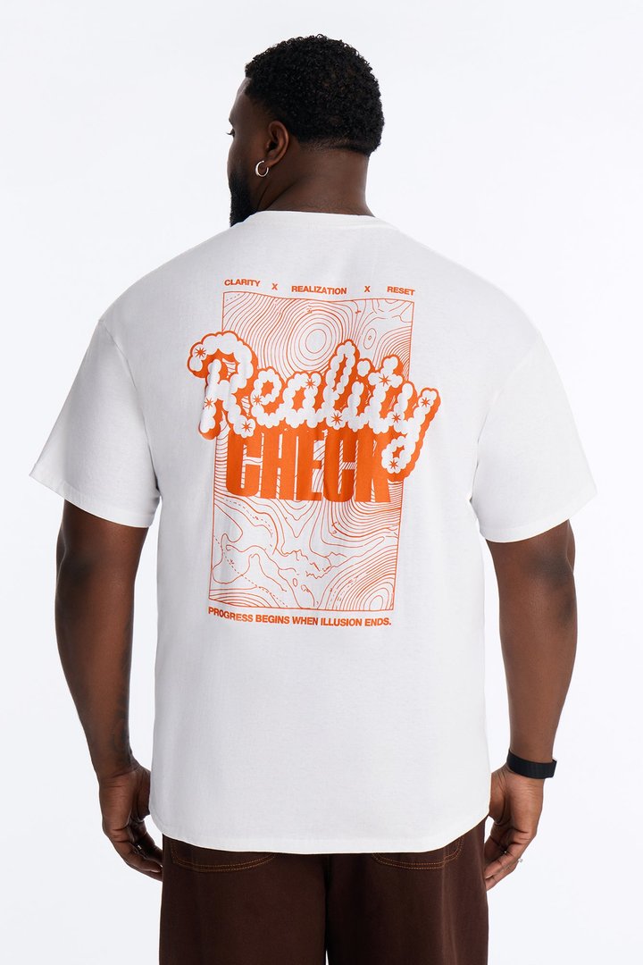 Reality Check Short Sleeve Tee - White