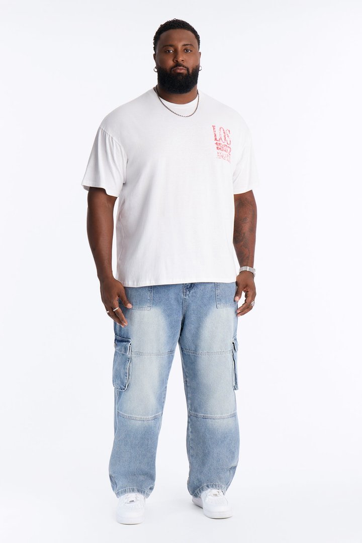 Los Angeles Pain And Protest Short Sleeve Tee - White